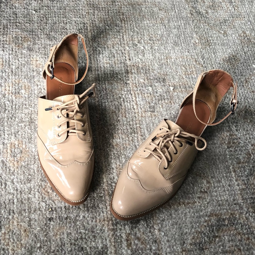 Rebecca Minkoff Maddie blush oxford brogue 7.5